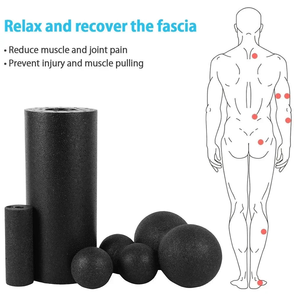 Rouleau de massage en mousse Yoga & Pilates