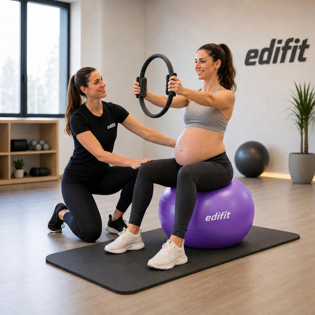 Ballon de gym & grossesse Edifit — Gonfleur inclus