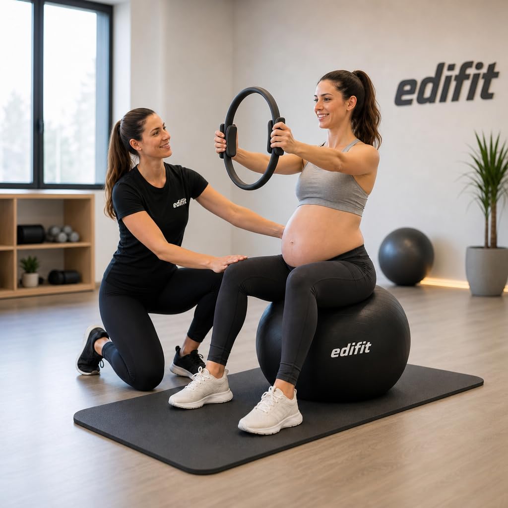 Ballon de gym & grossesse Edifit — Gonfleur inclus