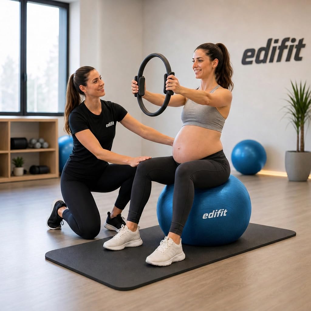 Ballon de gym & grossesse Edifit — Gonfleur inclus