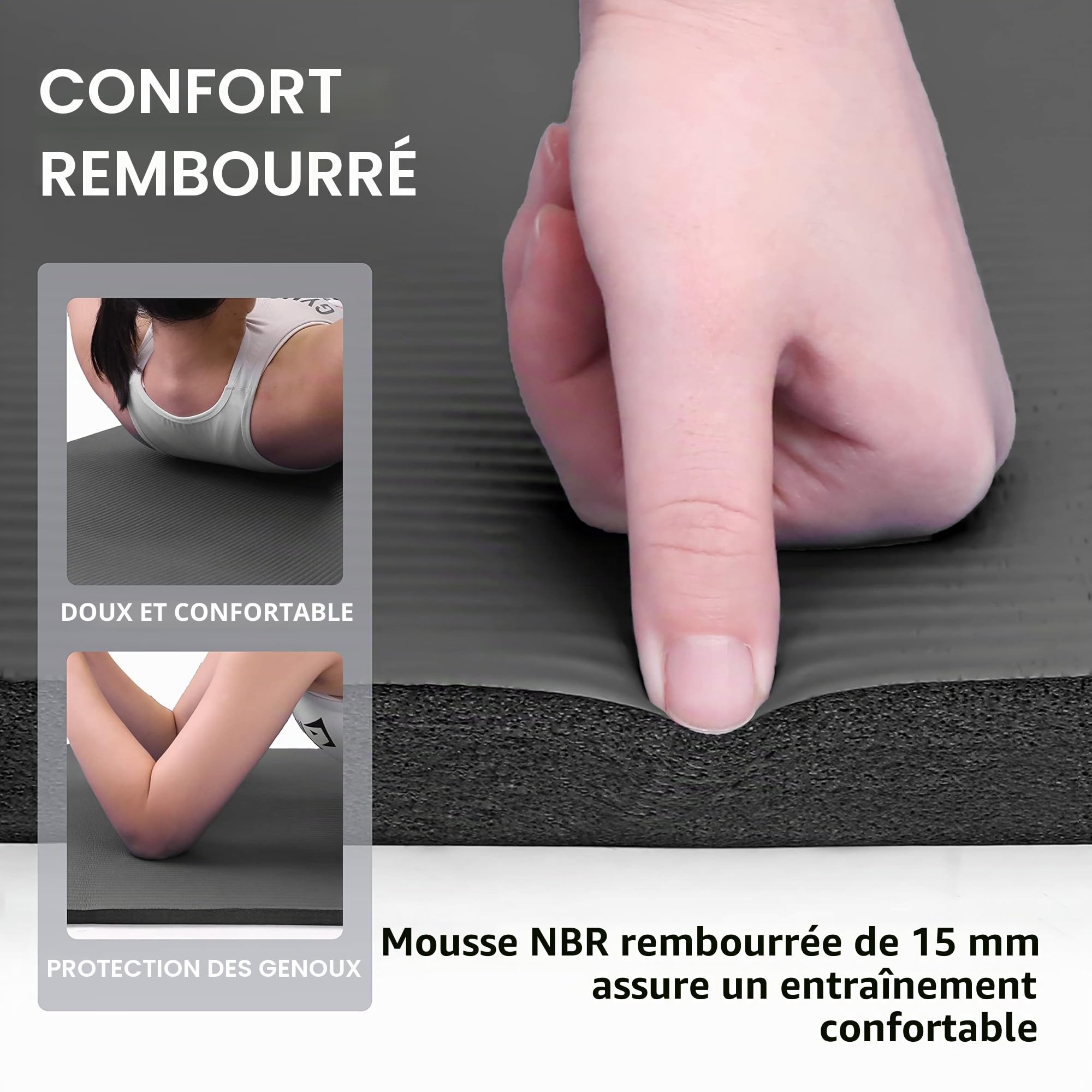 Tapis de Yoga Épais PROIRON — Antidérapant