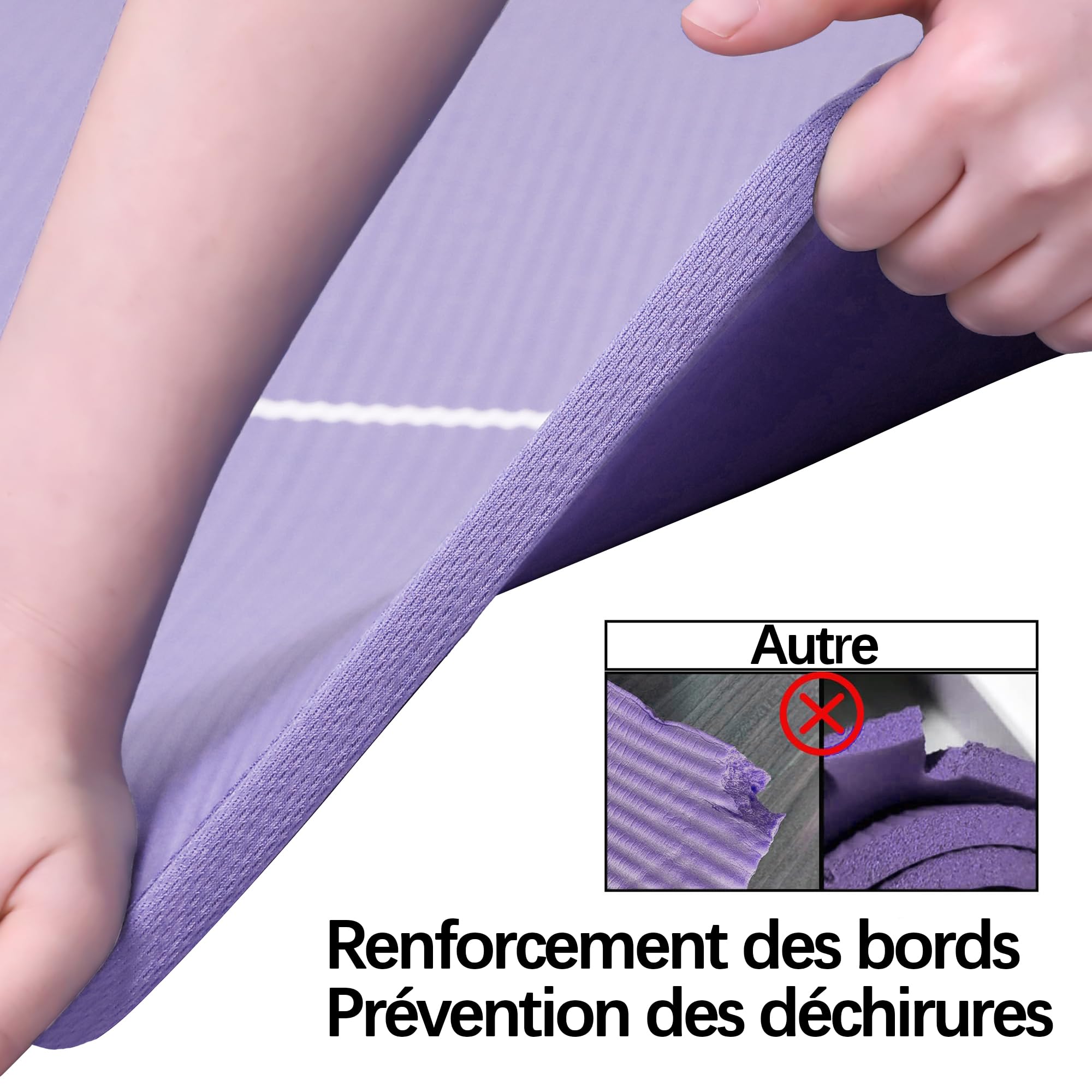 Tapis de Yoga Épais PROIRON — Antidérapant