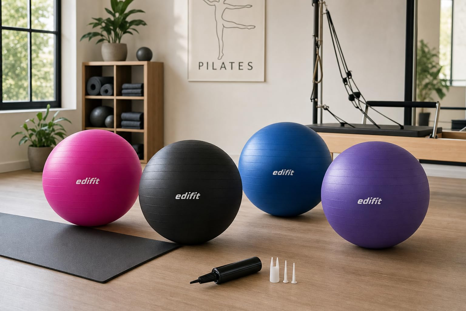 Ballon de gym & grossesse Edifit — Gonfleur inclus