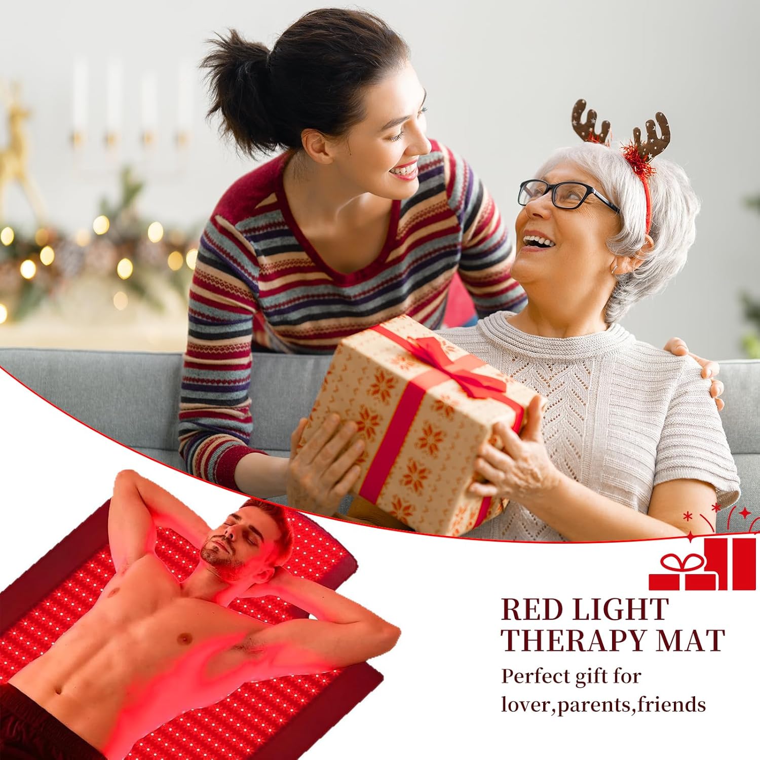 Red Light Therapy Mat — 1370 LEDs (660nm & 850nm) Full Body