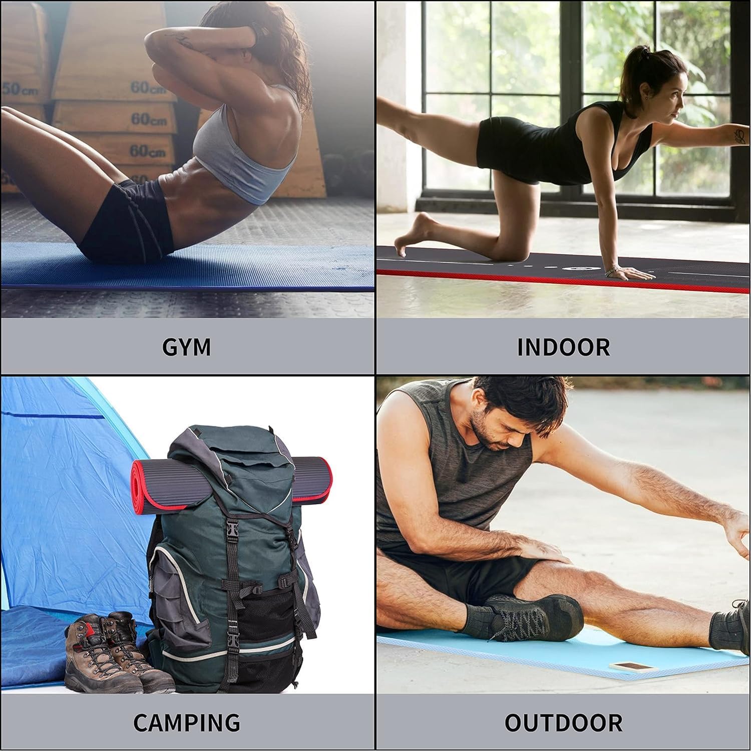 Tapis de Yoga Épais PROIRON — Antidérapant