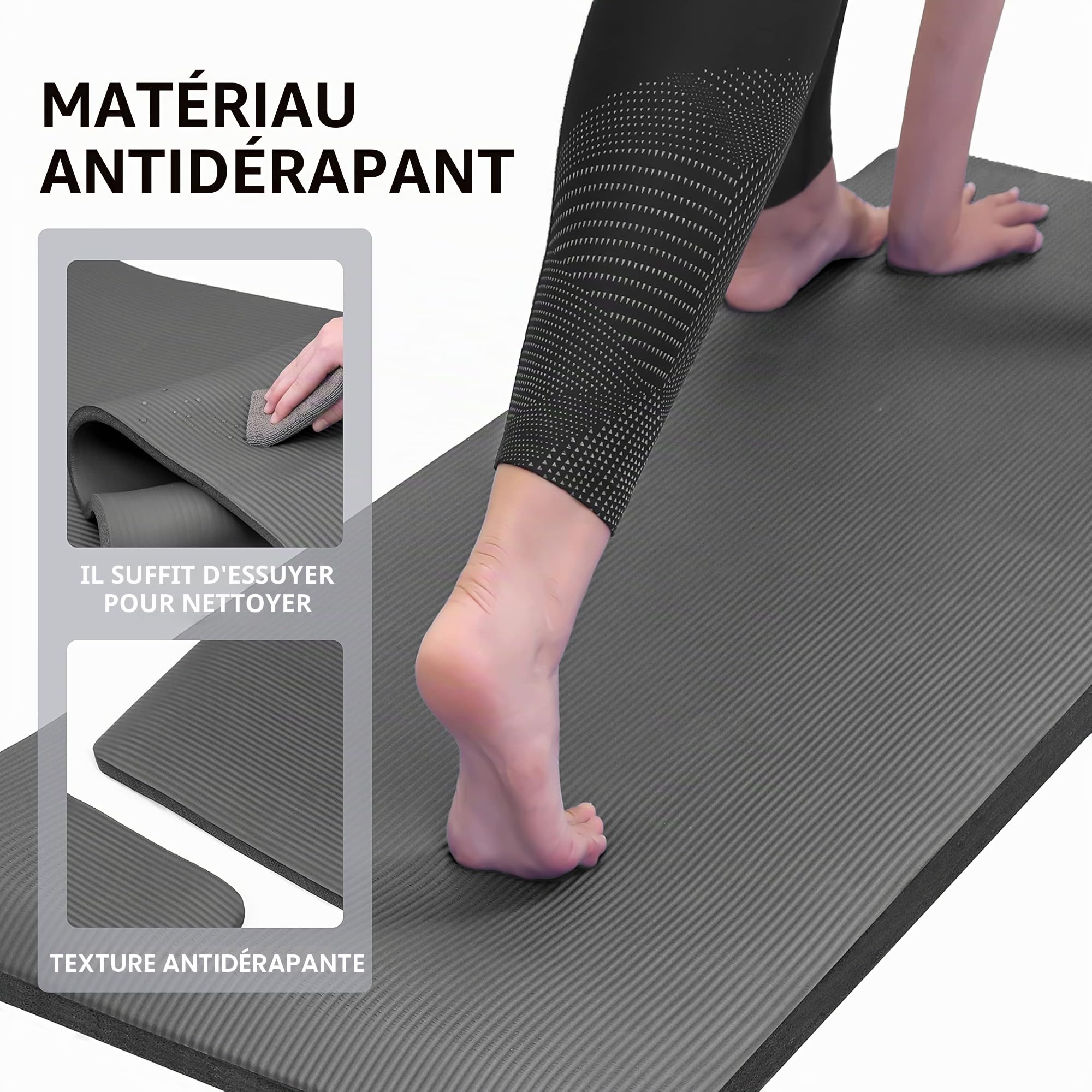 Tapis de Yoga Épais PROIRON — Antidérapant