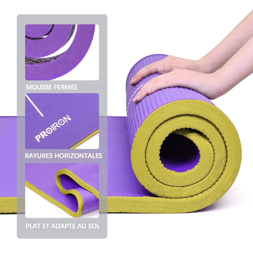 Tapis de Yoga Épais PROIRON — Antidérapant