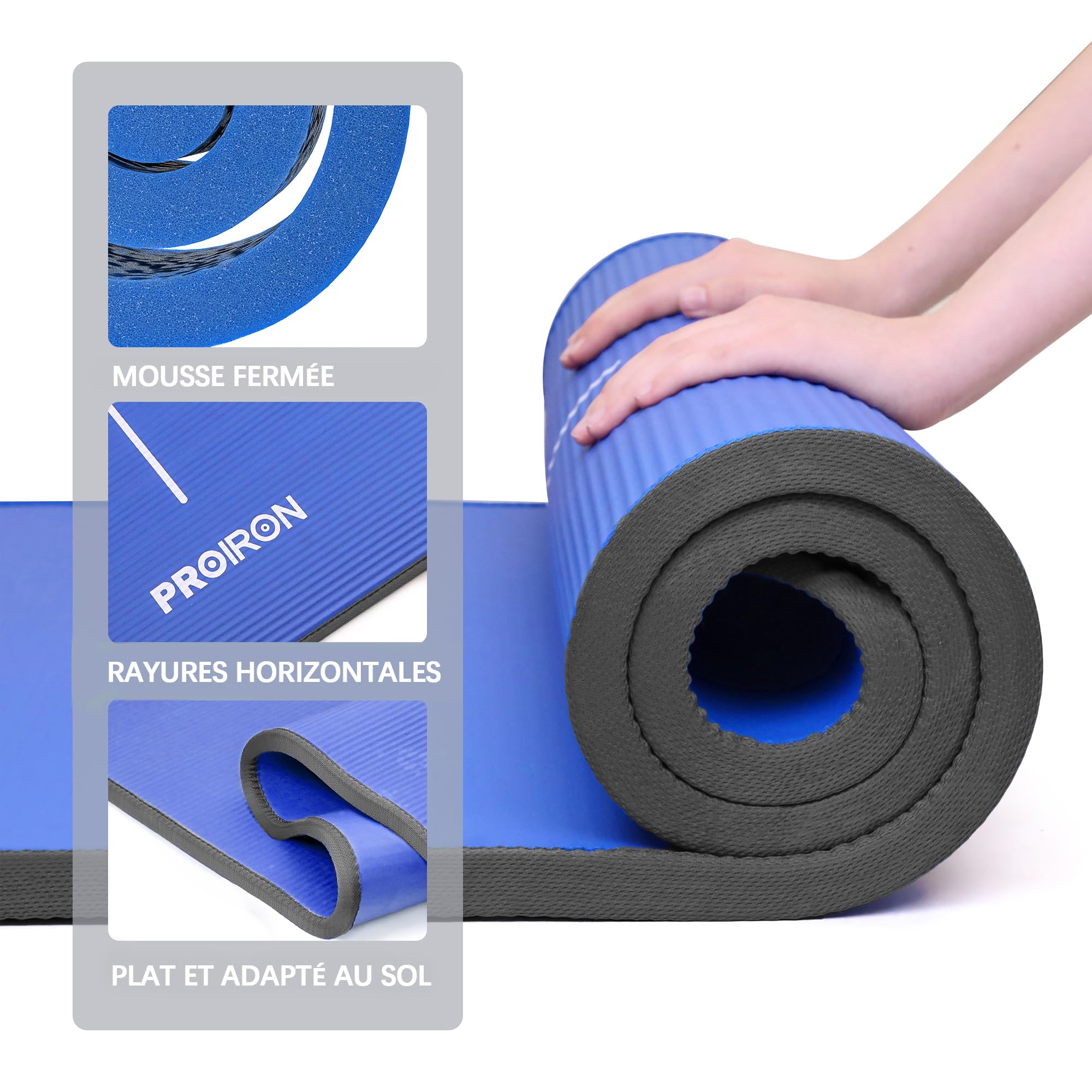 Tapis de Yoga Épais PROIRON — Antidérapant