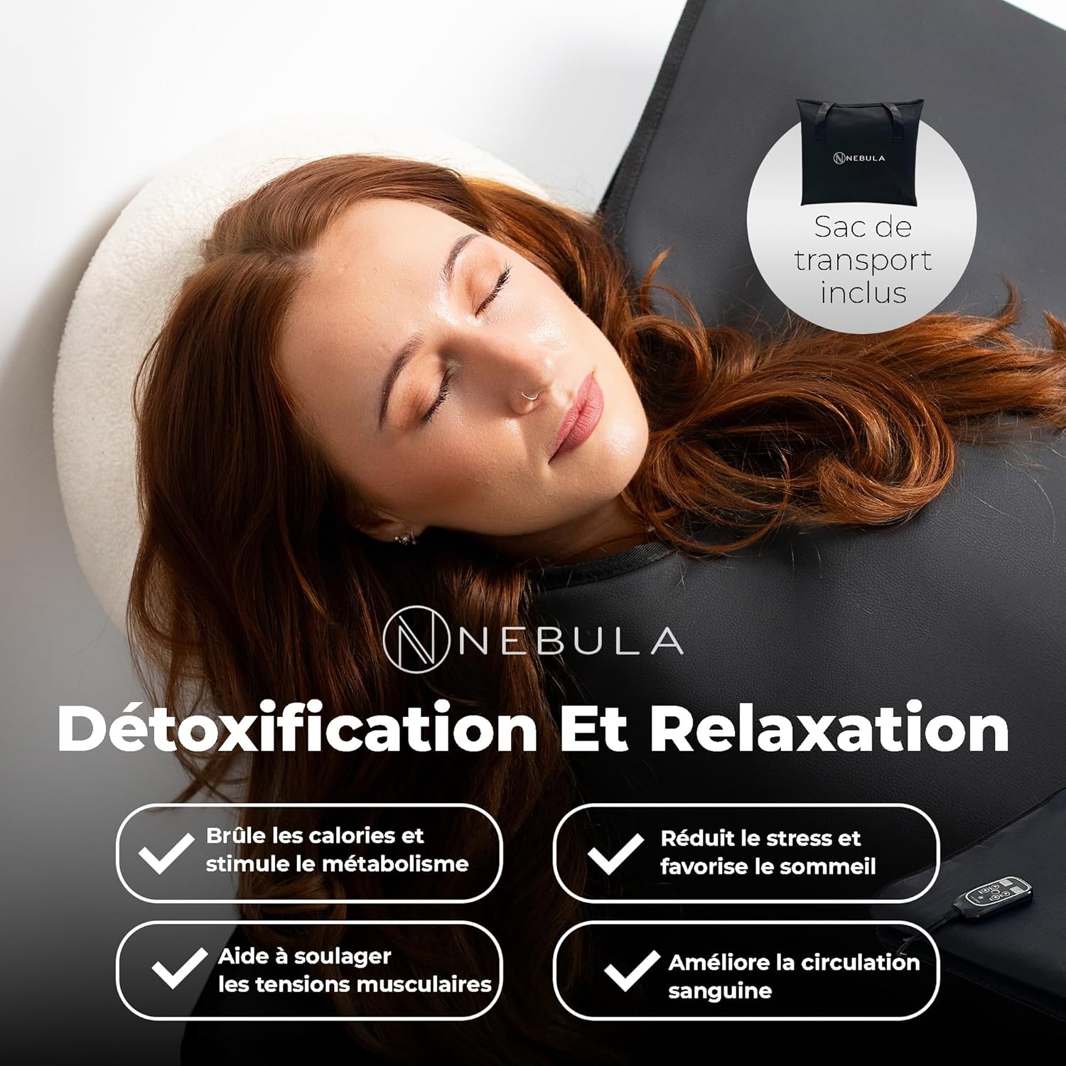 Nebula Infrared Sauna Blanket — 500W Home Therapy Sauna Blanket