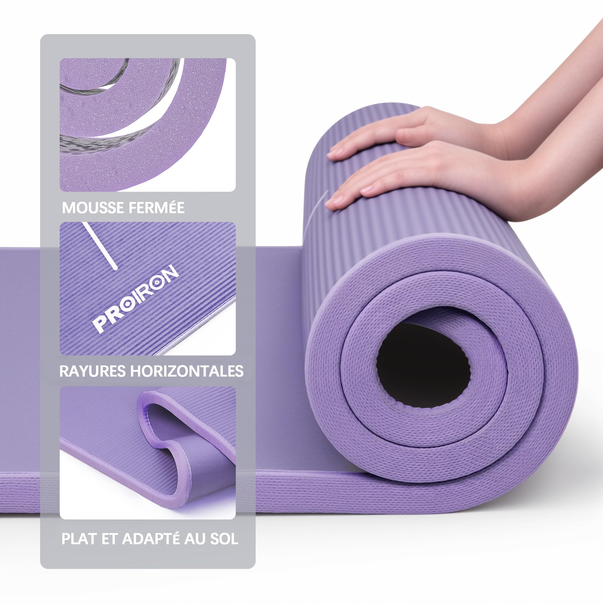 Tapis de Yoga Épais PROIRON — Antidérapant