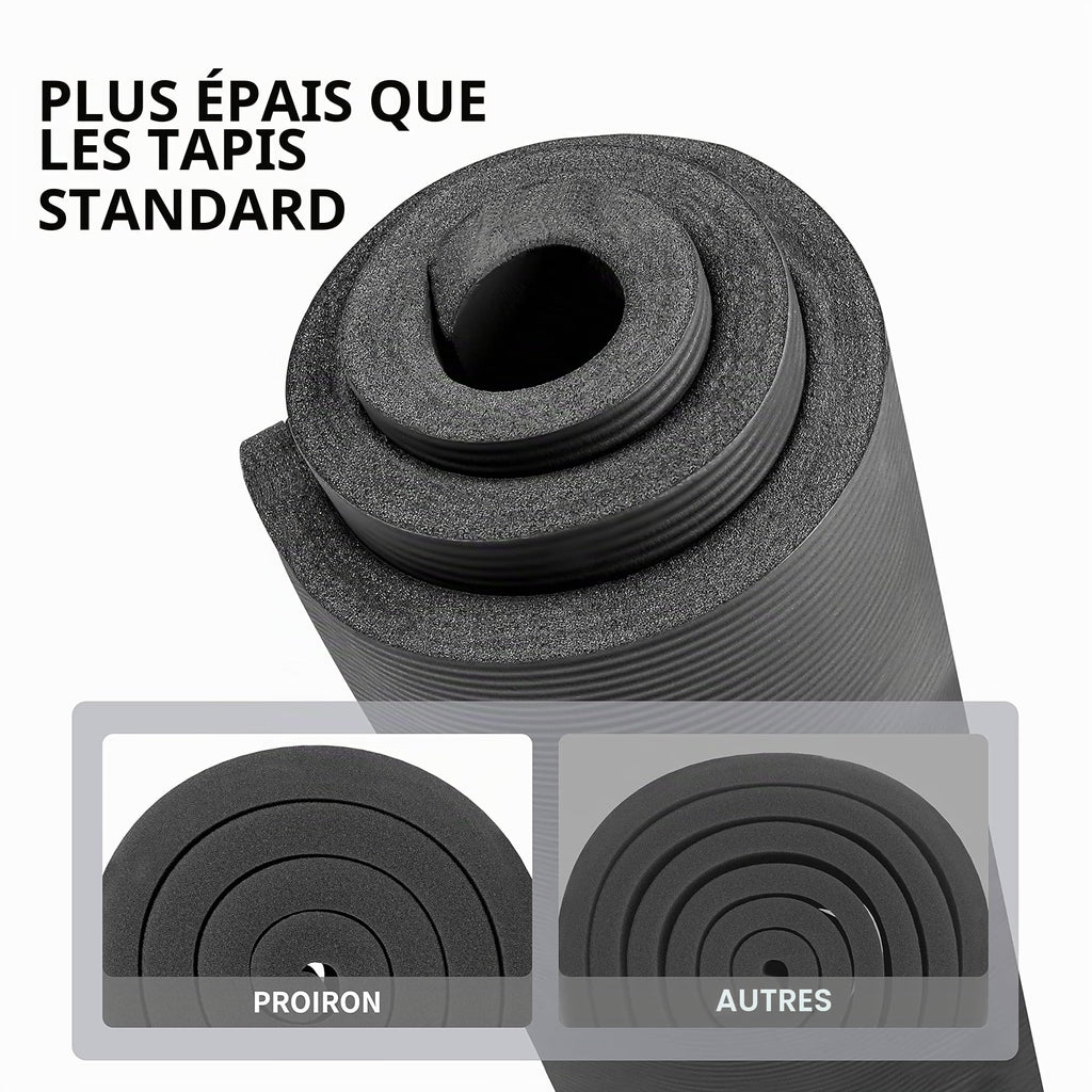 Tapis de Yoga Épais PROIRON — Antidérapant