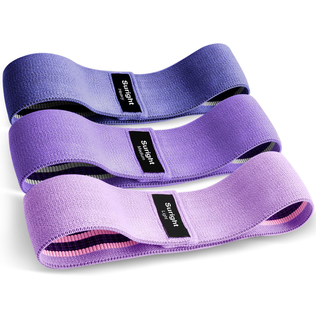 Bandes Élastiques Musculation en Tissu — 3 Niveaux
