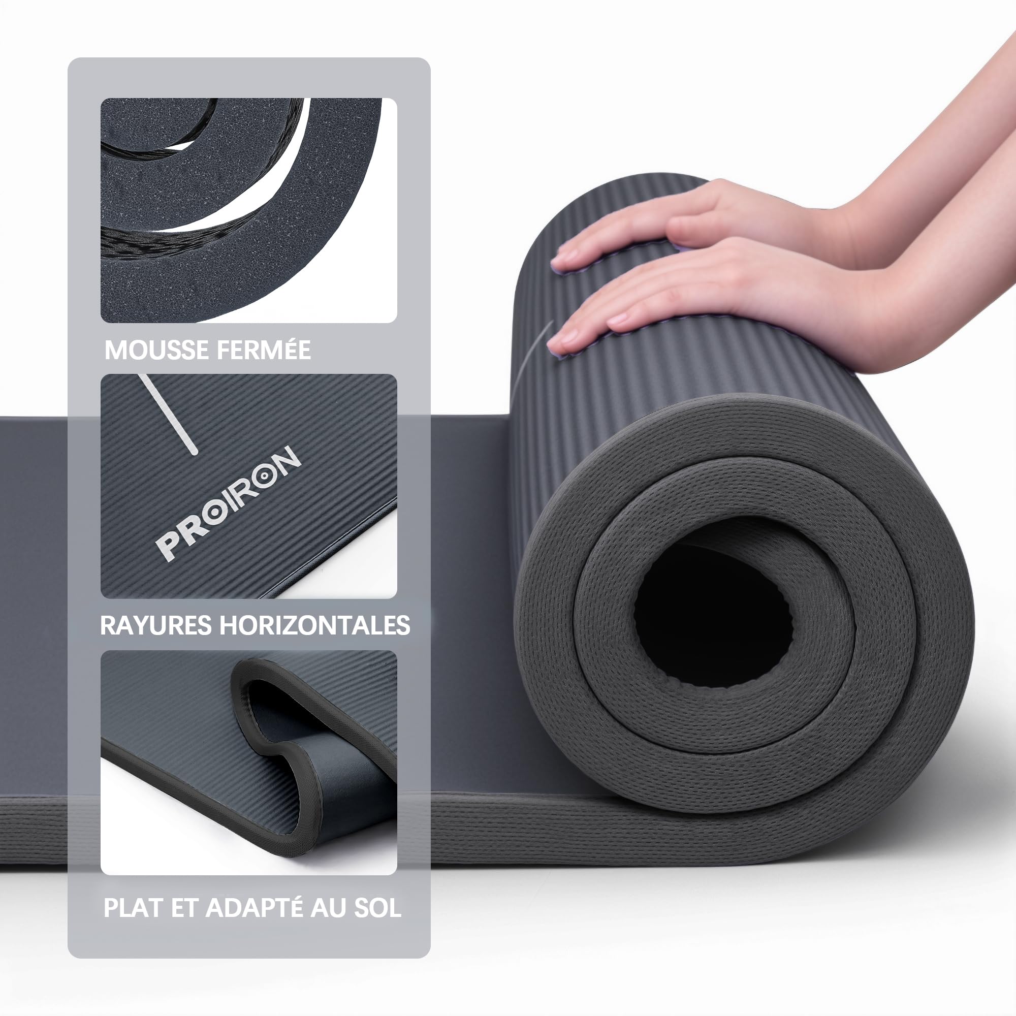 Tapis de Yoga Épais PROIRON — Antidérapant