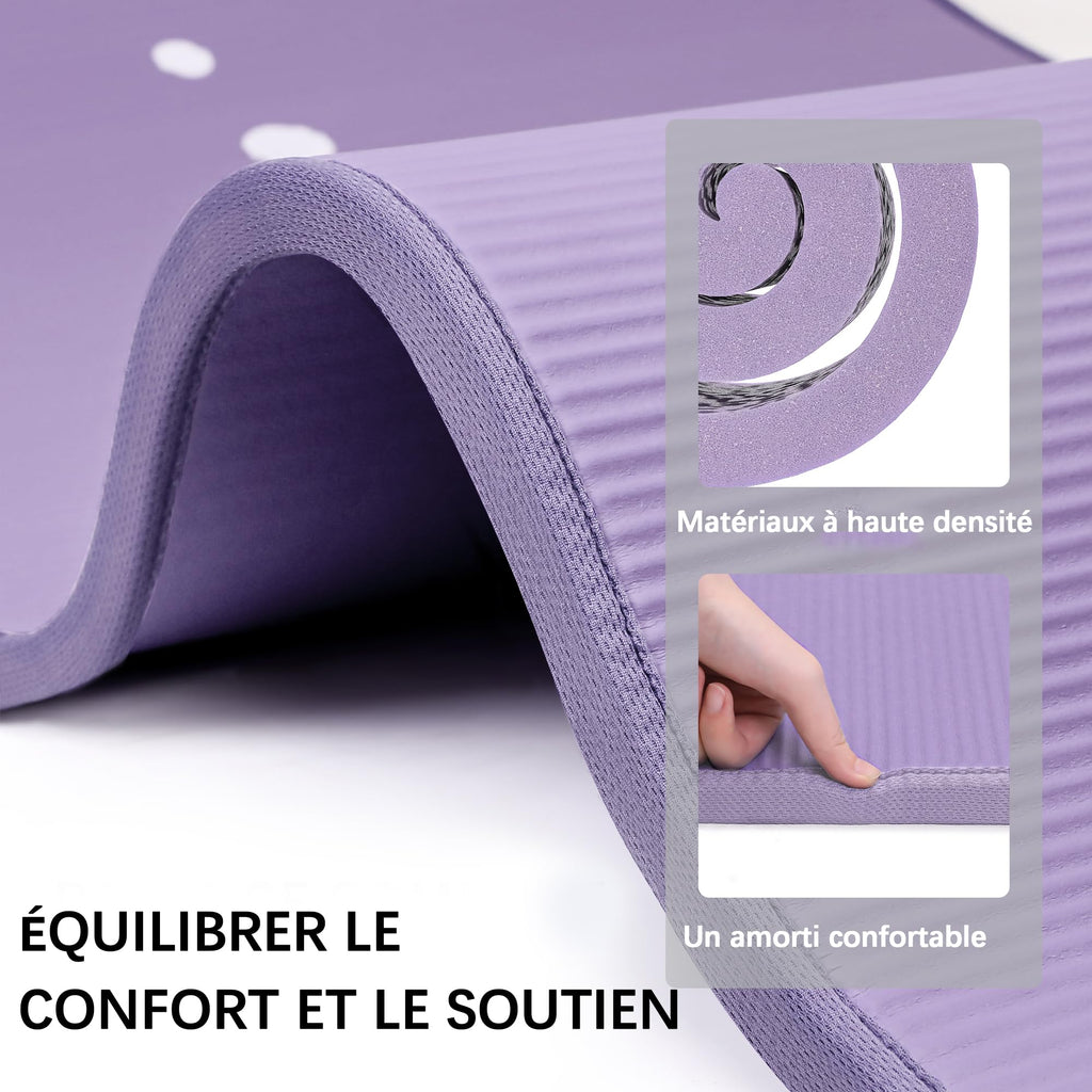Tapis de Yoga Épais PROIRON — Antidérapant