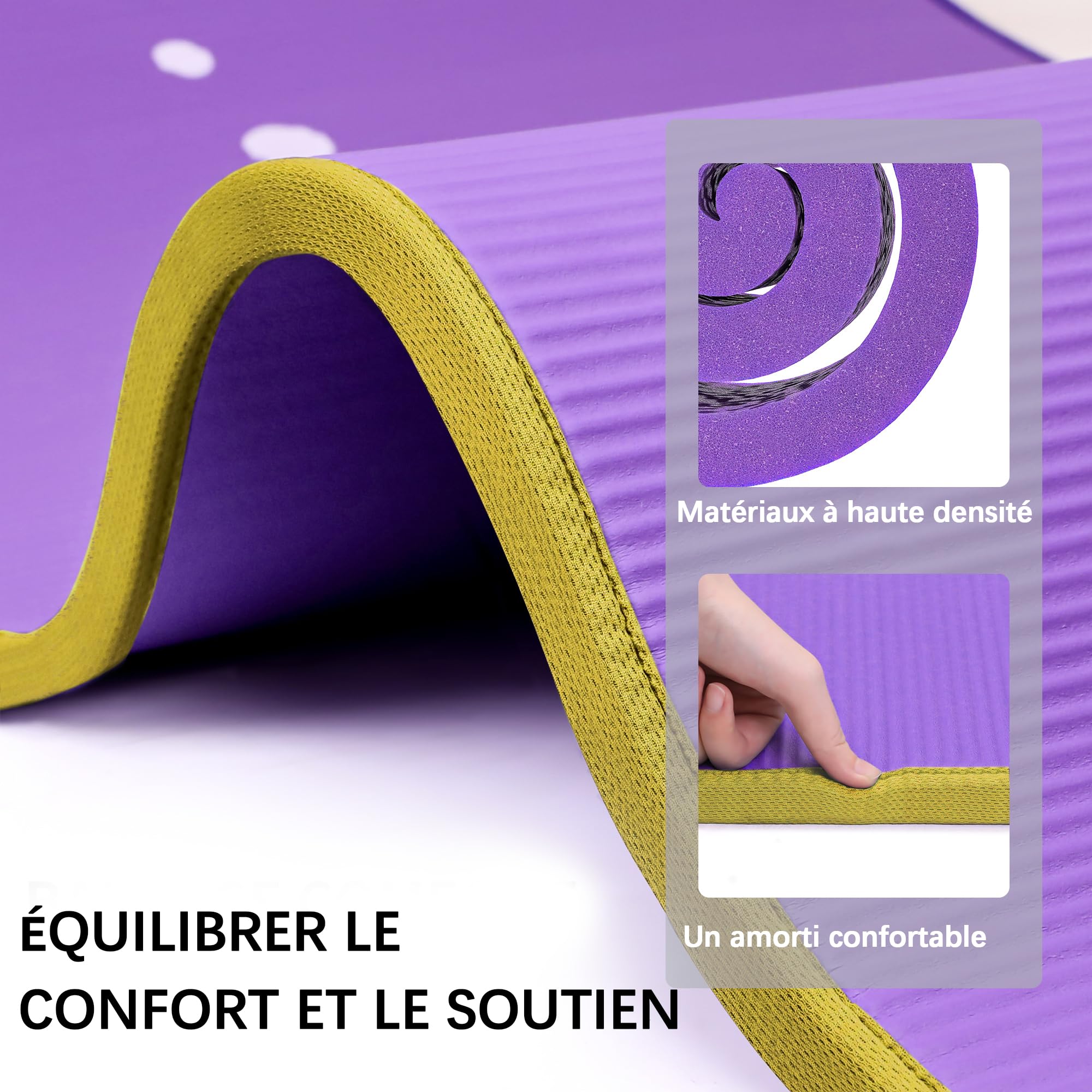 Tapis de Yoga Épais PROIRON — Antidérapant