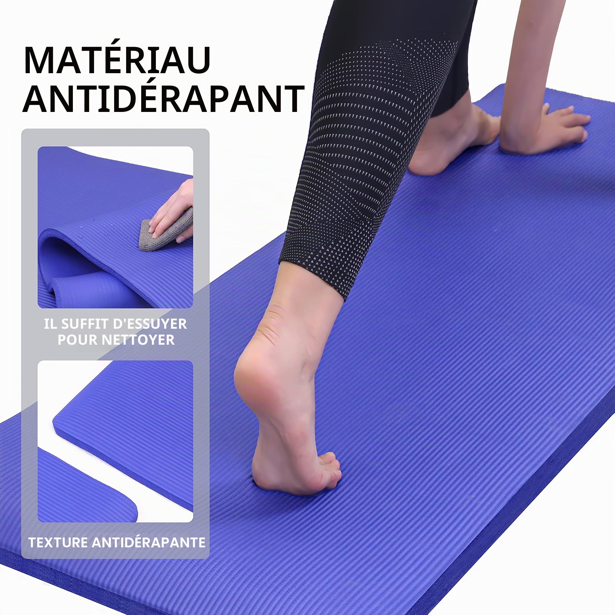 Tapis de Yoga Épais PROIRON — Antidérapant