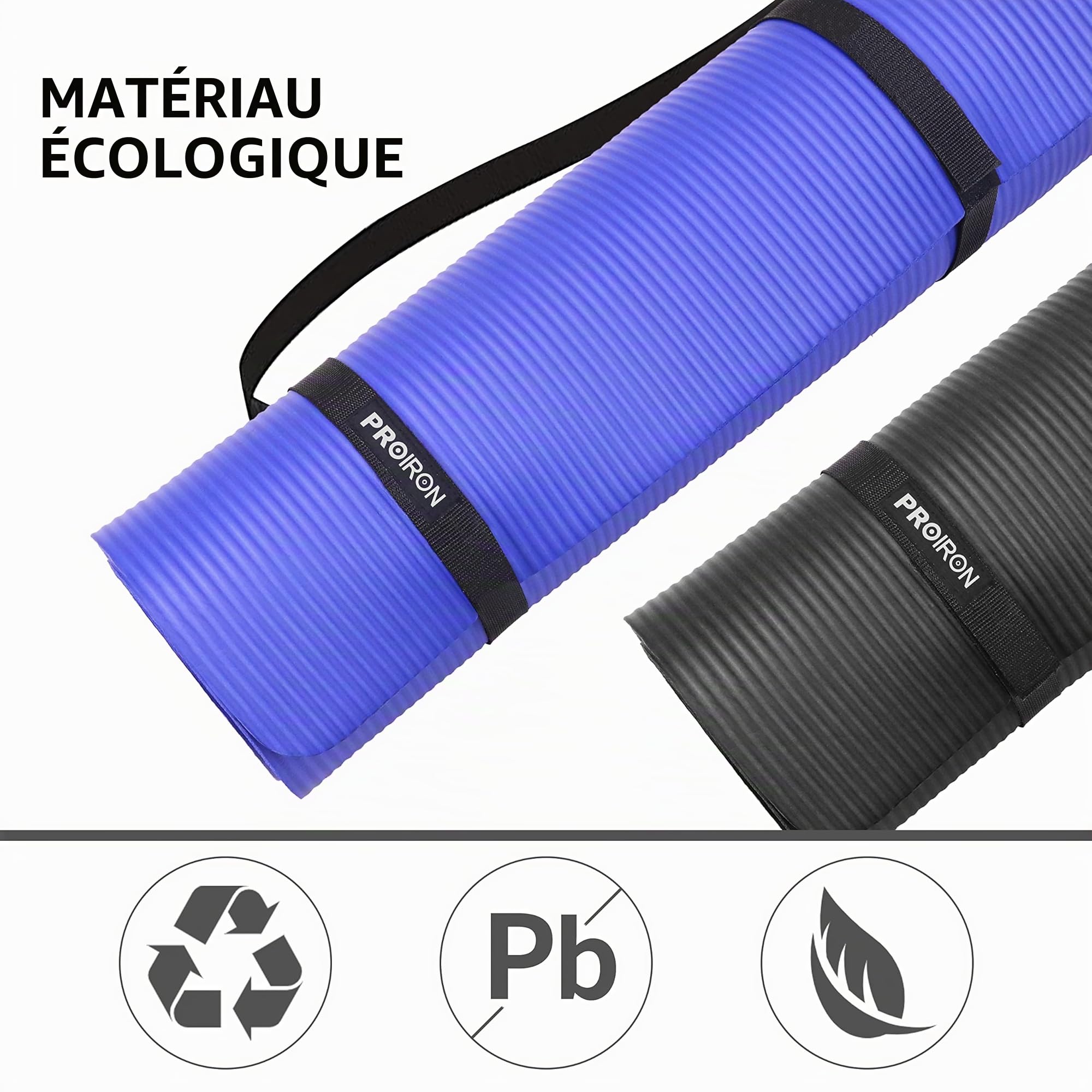 Tapis de Yoga Épais PROIRON — Antidérapant