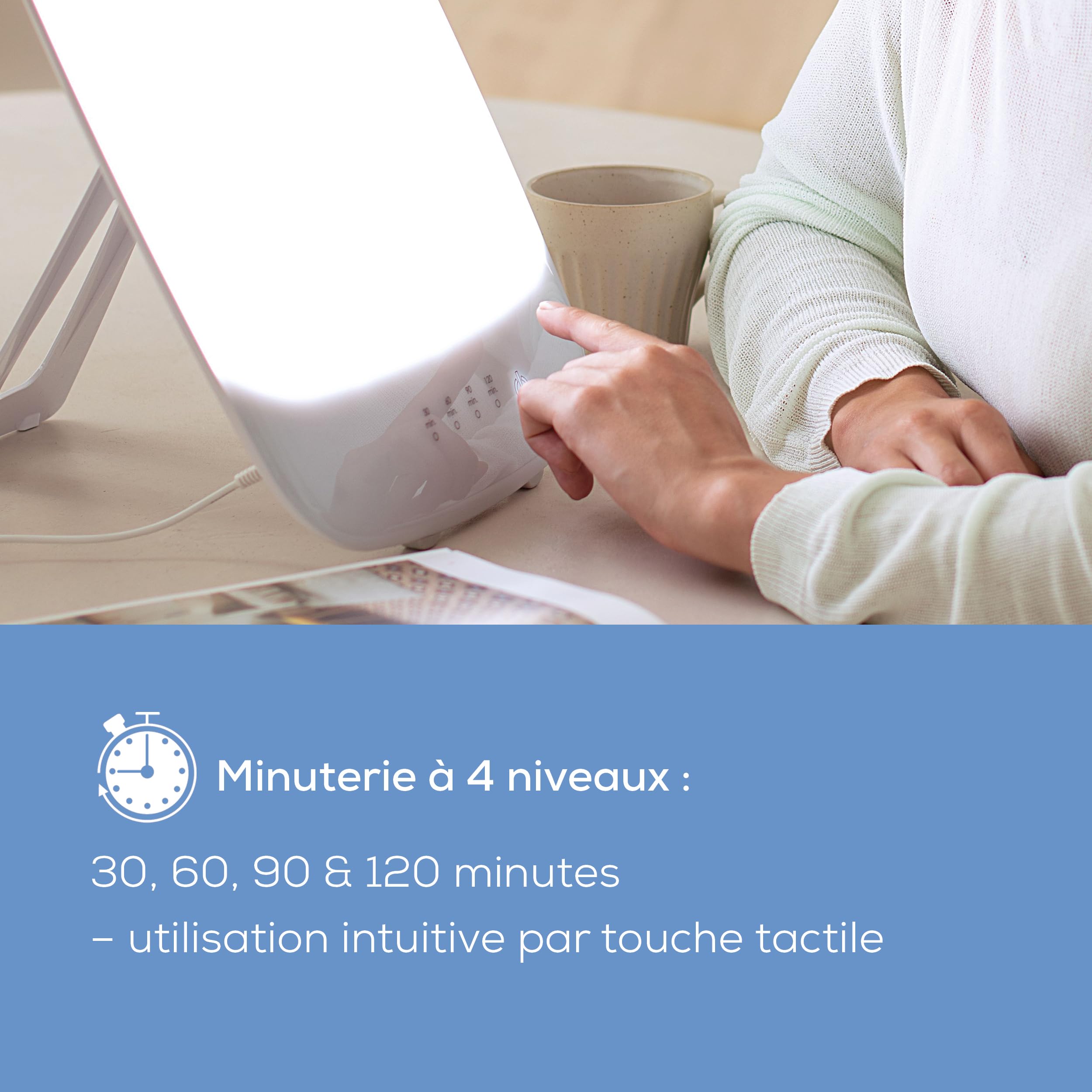 Beurer TL 30 — Compact 10,000 Lux Light Therapy Lamp
