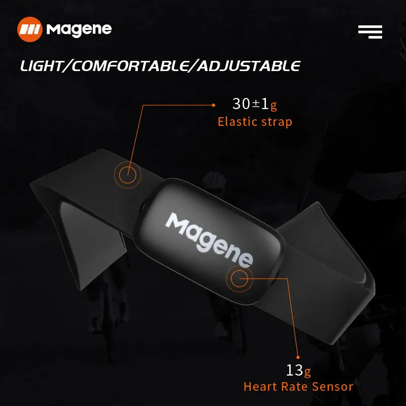 Magene H64 Heart Rate Monitor — Cycling & Sports