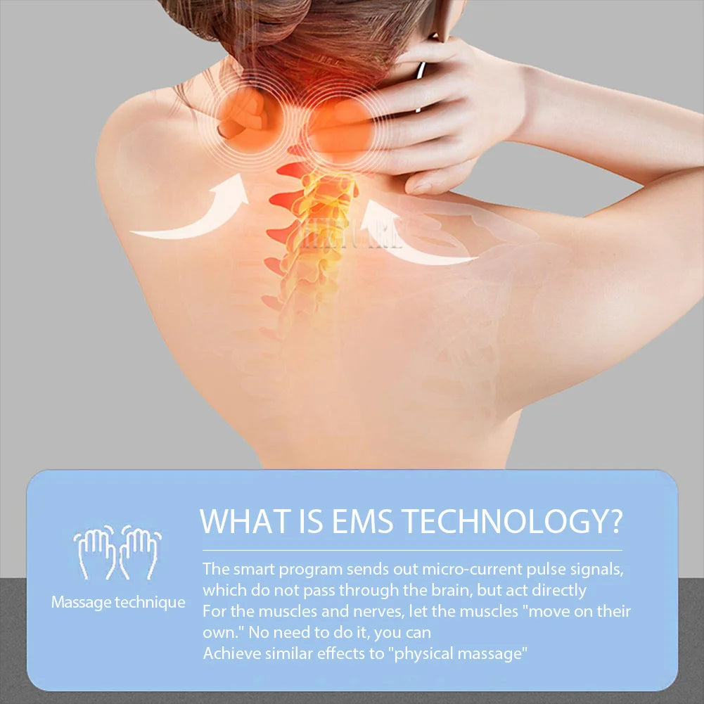 EMS Neck Massager — Cervical Relief & Relaxation