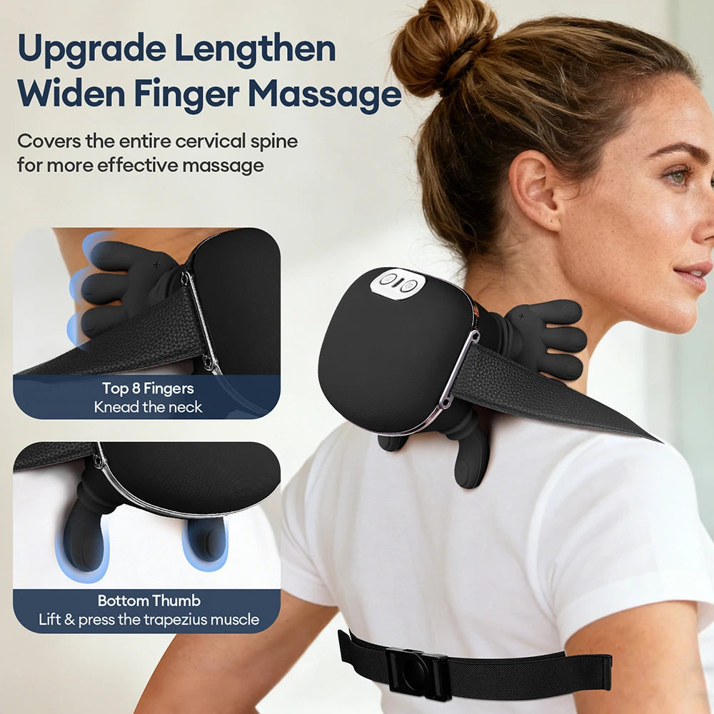 4D Bionic Neck & Shoulder Massager — Cervical Kneading Shawl