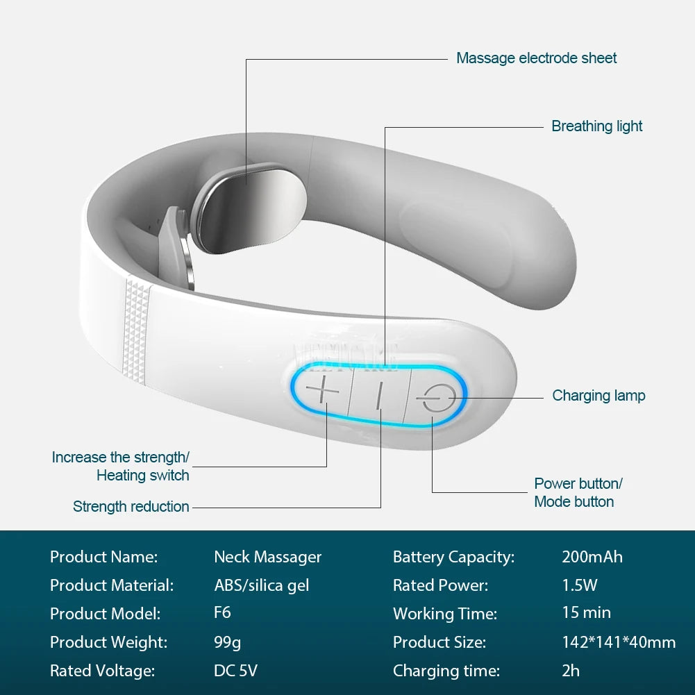 EMS Neck Massager — Cervical Relief & Relaxation
