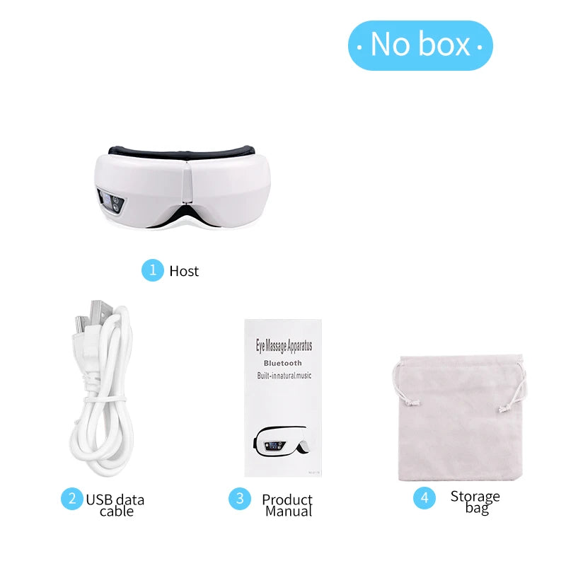 Augenmassagegerät – Bluetooth & Wärme