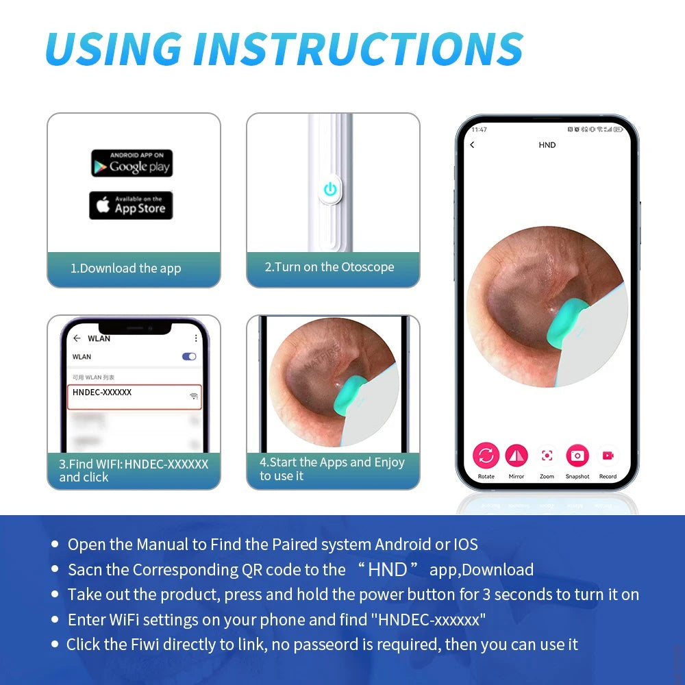 Smart Ear Cleaner — HD Camera & WiFi