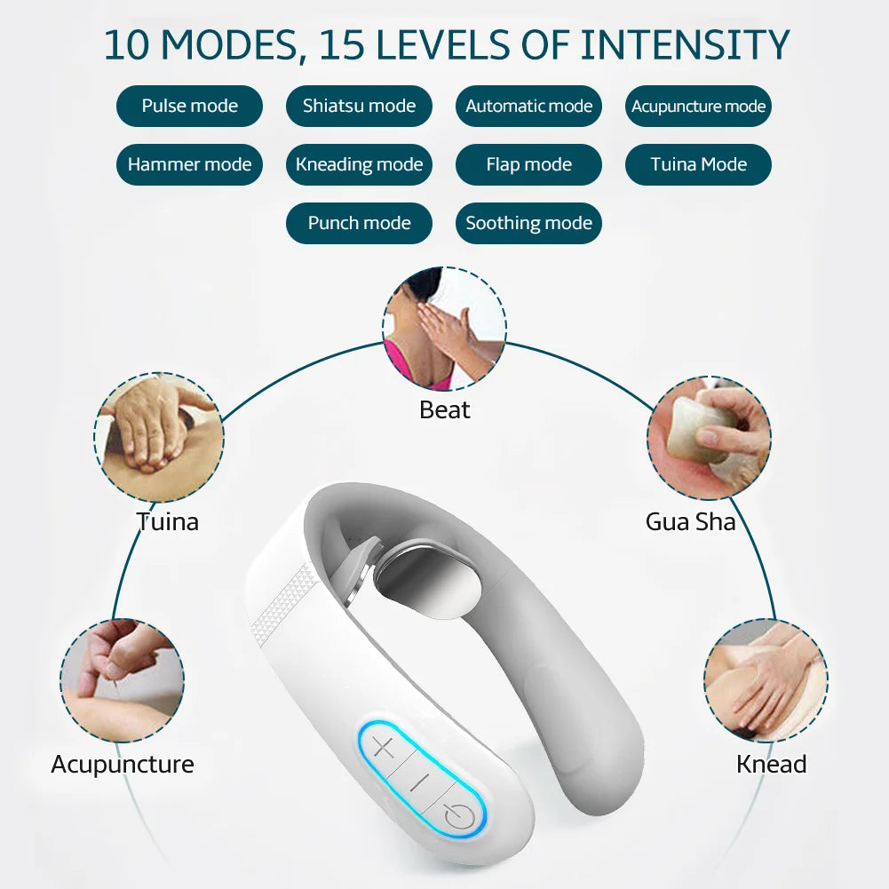 EMS Neck Massager — Cervical Relief & Relaxation